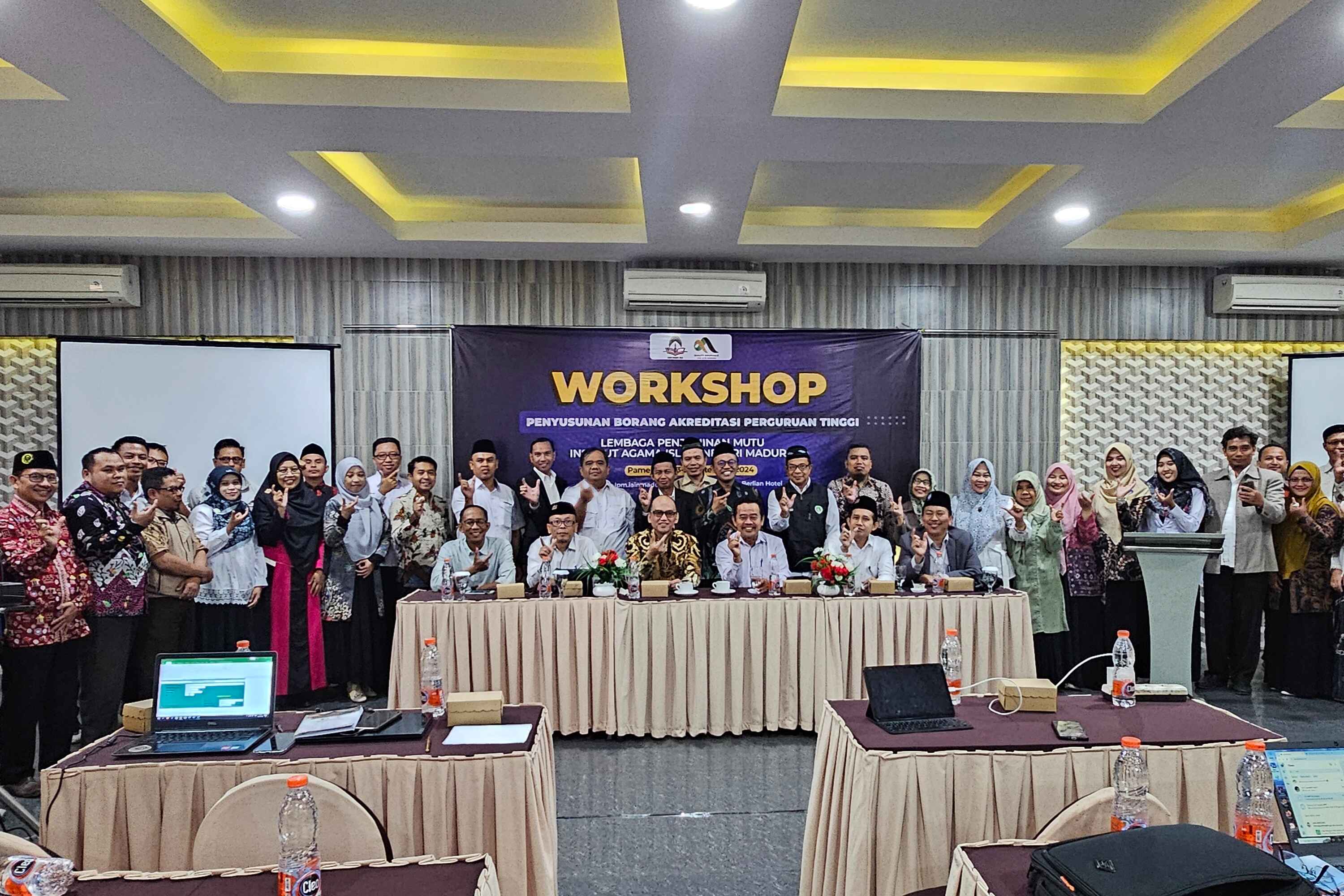 Workshop Penyusunan Borang APT (Akreditasi Perguruan Tinggi) IAIN Madura Tahun 2024