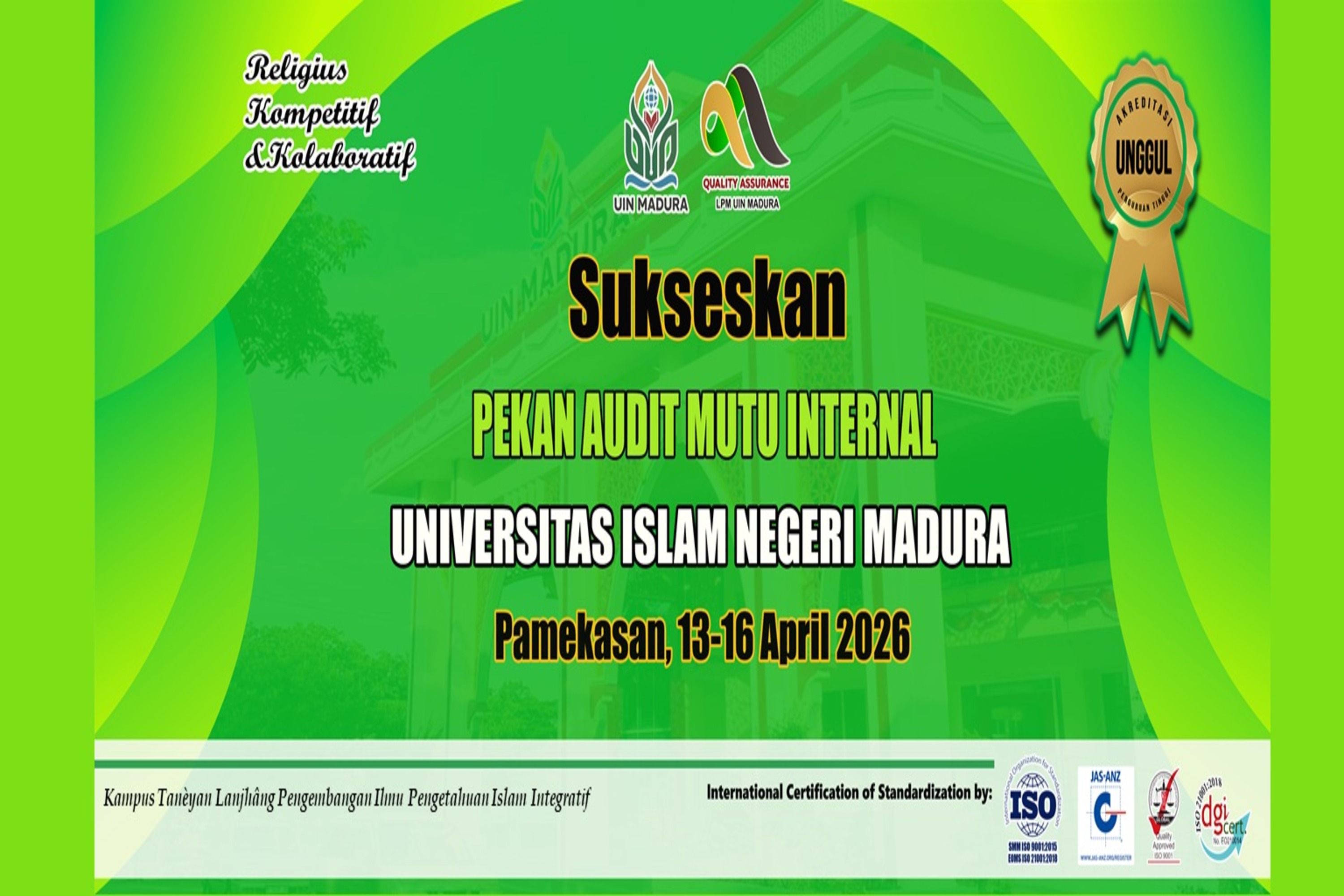 AMI 2026 di Mulai, LPM UIN Madura Terjunkan 34 Auditor Berpengalaman