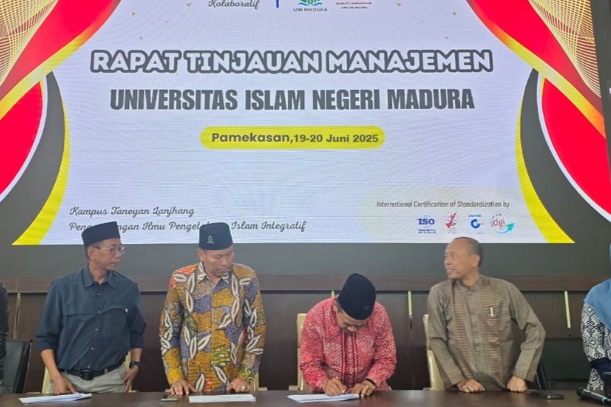 Rapat Tinjauan Manajemen (RTM) Lembaga Penjaminan Mutu Universitas Islam Negeri Madura Tahun 2025